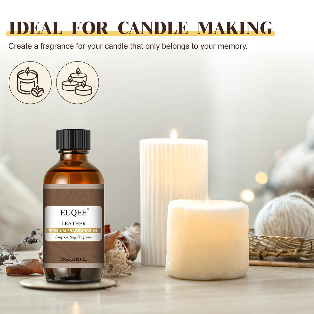 EUQEE Leather fragrance oil for candle making