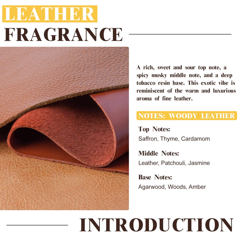 EUQEE Leather oil ideal for diffusers and ambiance