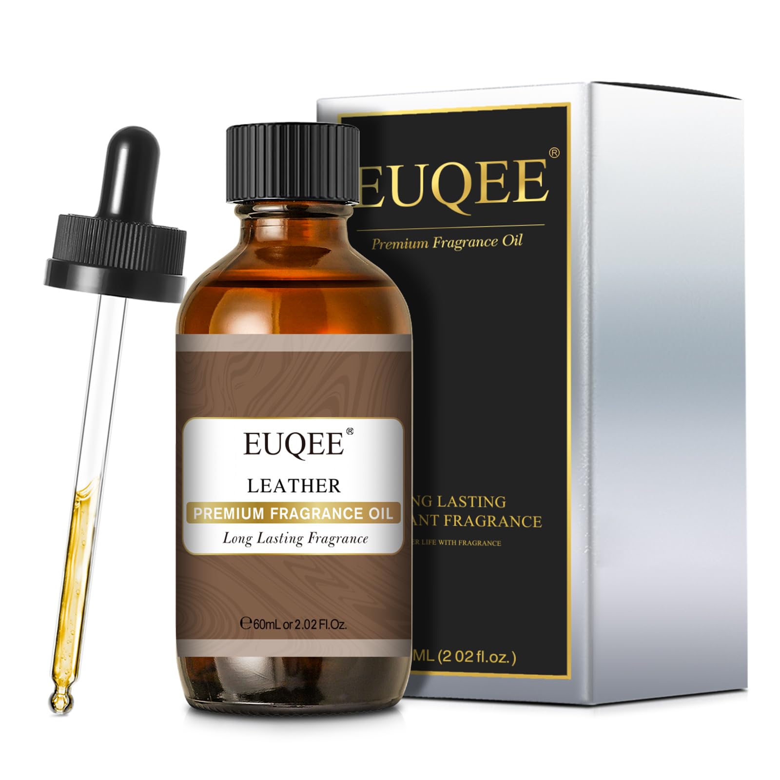 EUQEE Leather fragrance oil gift-ready package