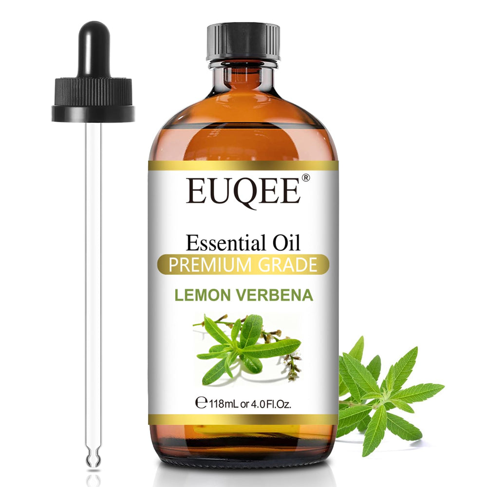 EUQEE Lemon Verbena essential oil bottle for diffusers and blends