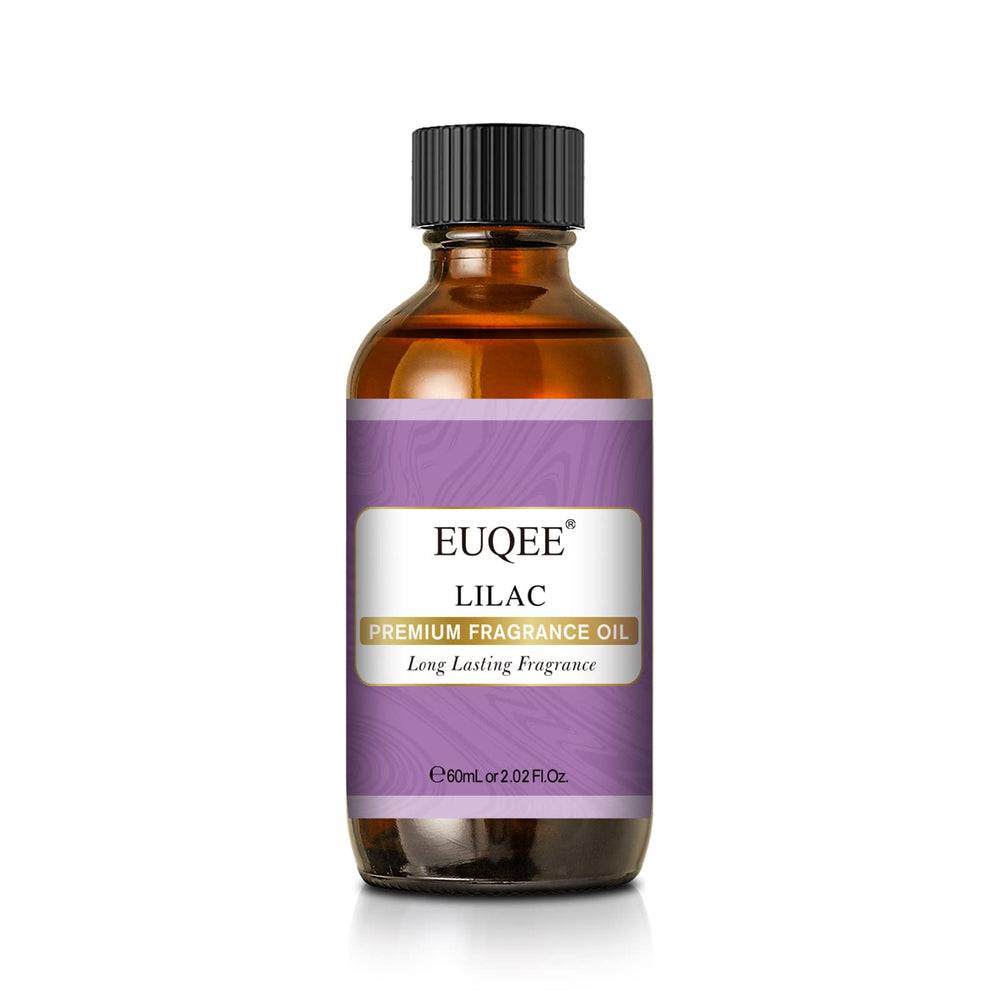 EUQEE Lilac Fragrance Oil bottle ready for diffusion and DIY projects.