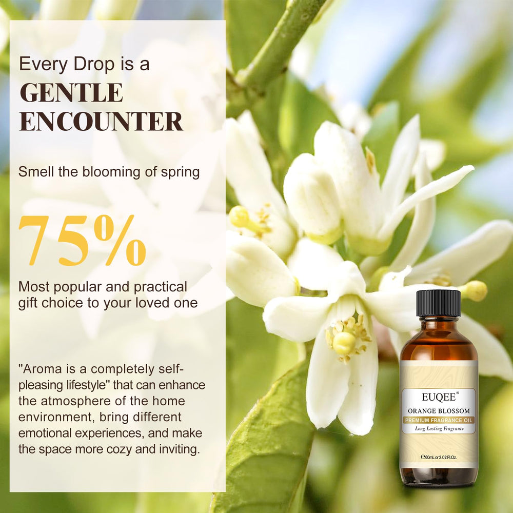 EUQEE Orange Blossom fragrance oil for bath products and body care