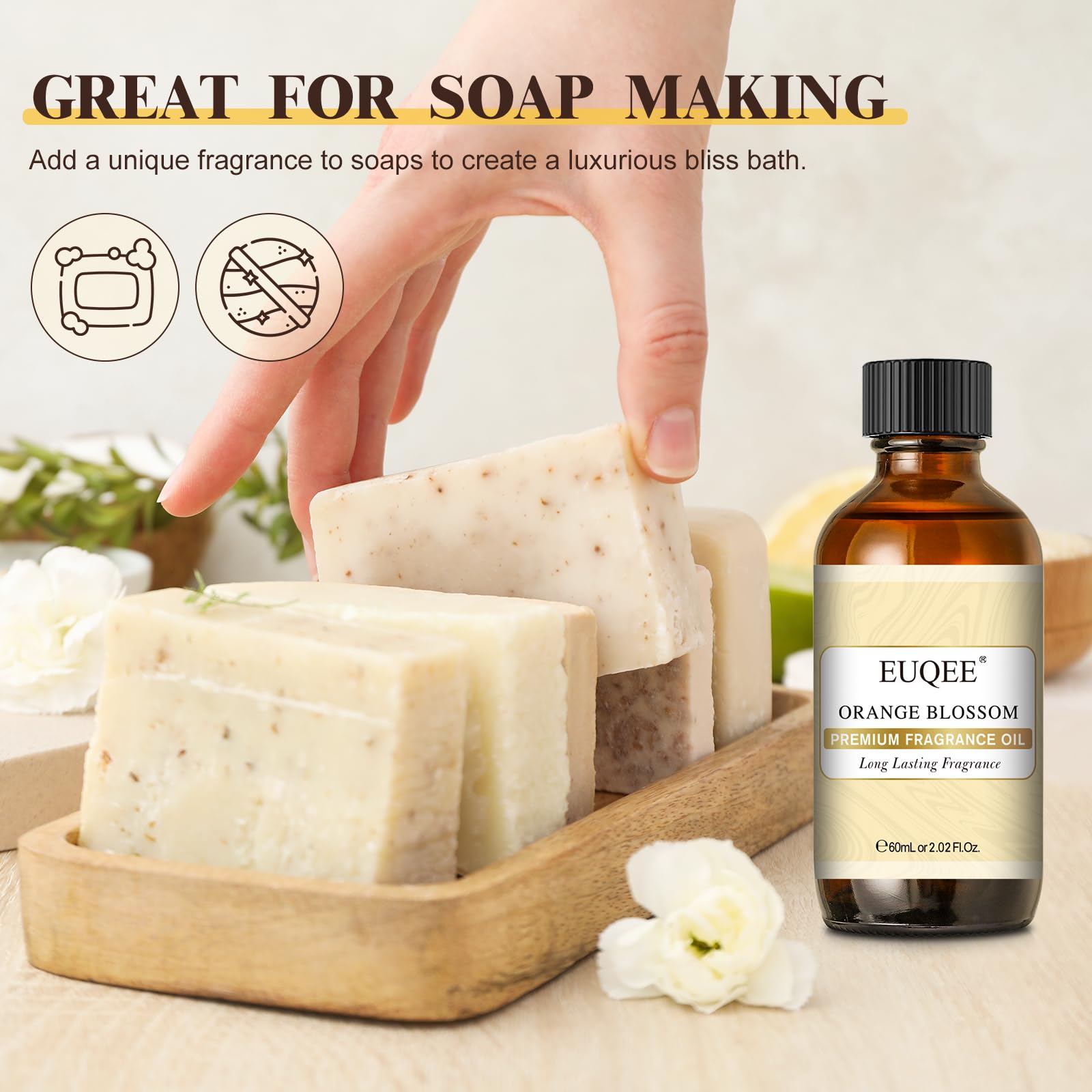EUQEE Orange Blossom gift pack for DIY fragrance lovers