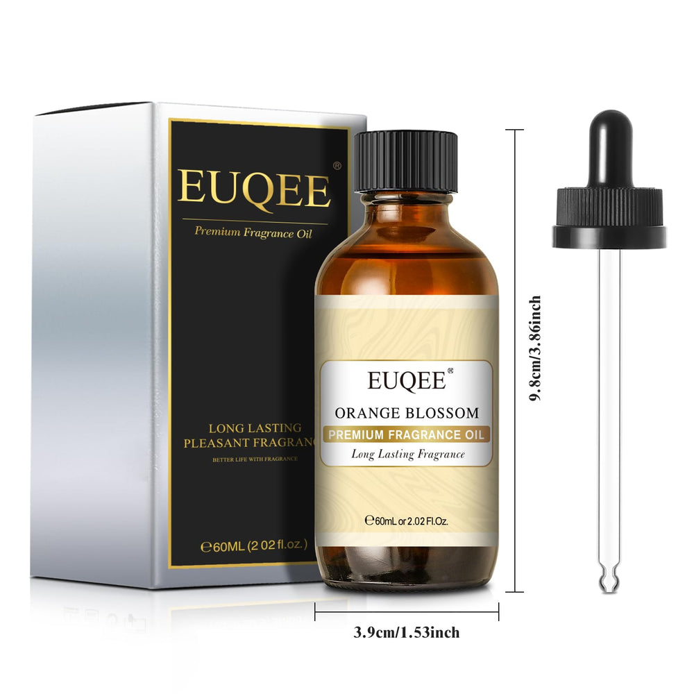 EUQEE Orange Blossom rosehip accents in fragrance blends
