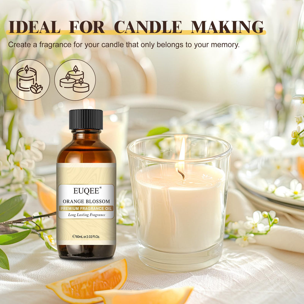 EUQEE Orange Blossom fragrance oil for soap making and DIY projects