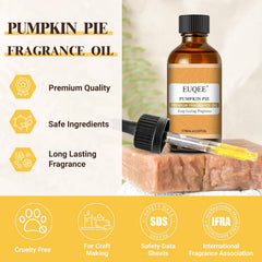 EUQEE Pumpkin Pie fragrance oil dropper for precise dispensation in crafts