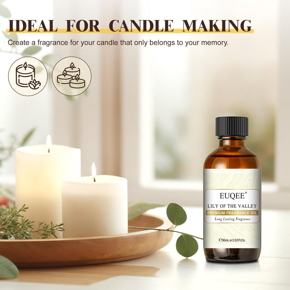 Soap making with EUQEE fragrance oil adds a delicate lily scent.