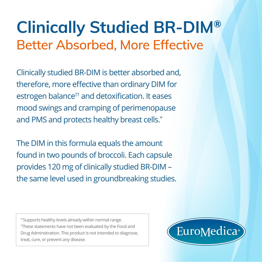 EURO MEDICA DIM daily capsule shown for everyday use