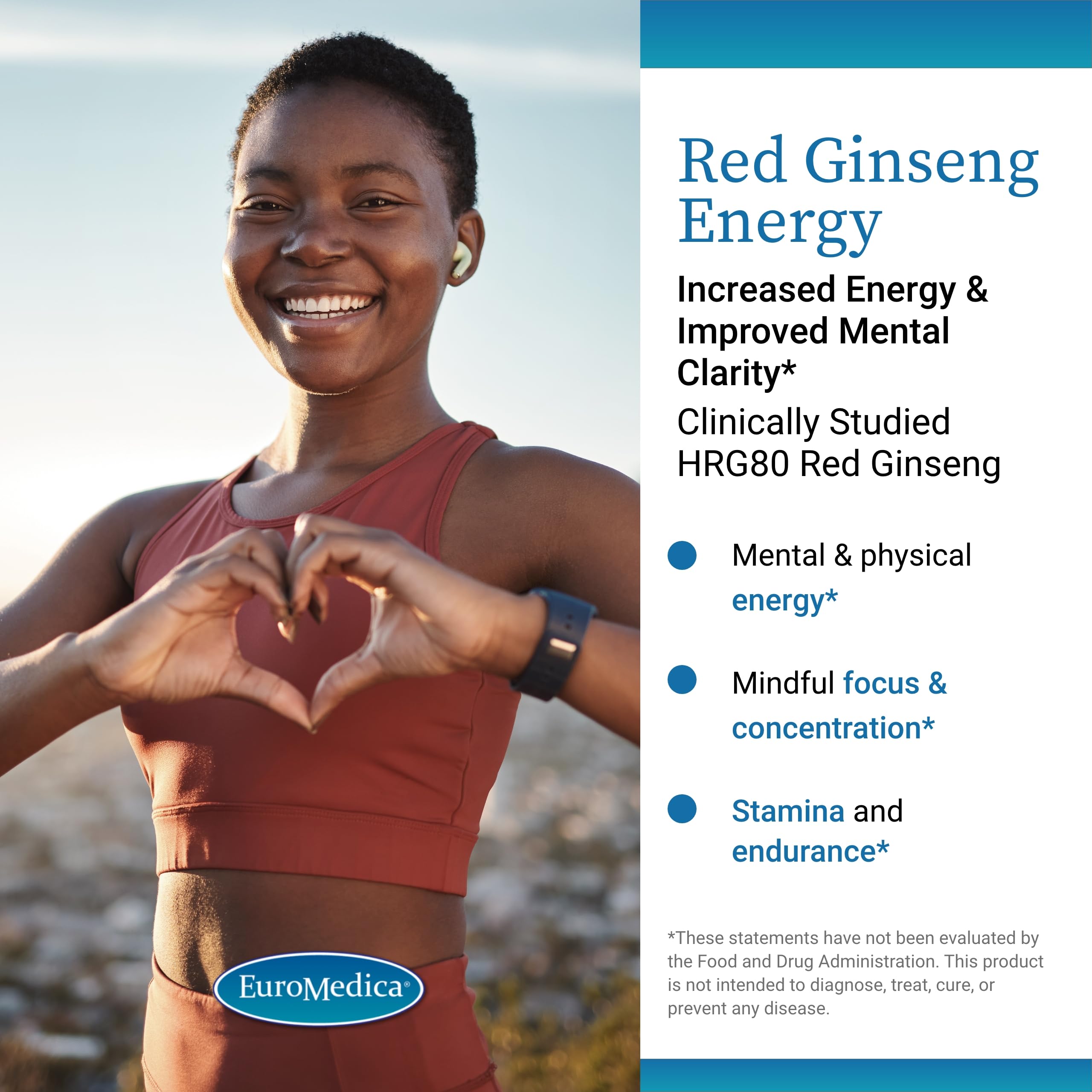 EuroMedica HRG80 ginseng root powder close-up highlighting potent extract