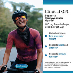 EuroMedica OPC softgels close-up suggesting convenient daily dosing for immune and heart health.