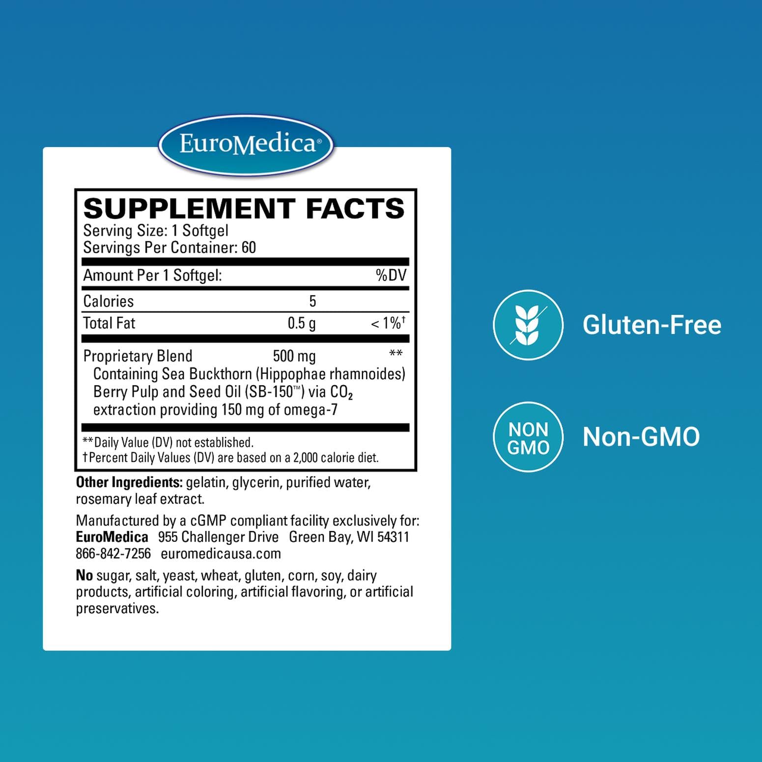 EuroMedica ProHydra-7 softgel capsules ready for daily omega intake