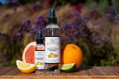 EuroSpa Aromatics eucalyptus oil amber bottle closeup highlights premium, additive-free formula.