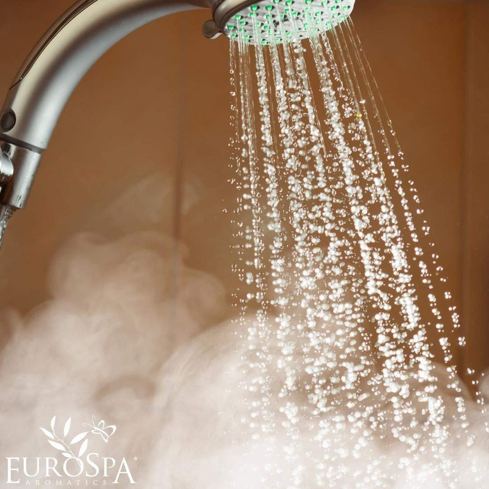 EuroSpa Aromatics compact travel-size bottle is easy to take along for eucalyptus aromatherapy