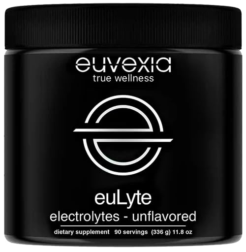 Euvexia euLyte bottle front showing hydration-ready minerals