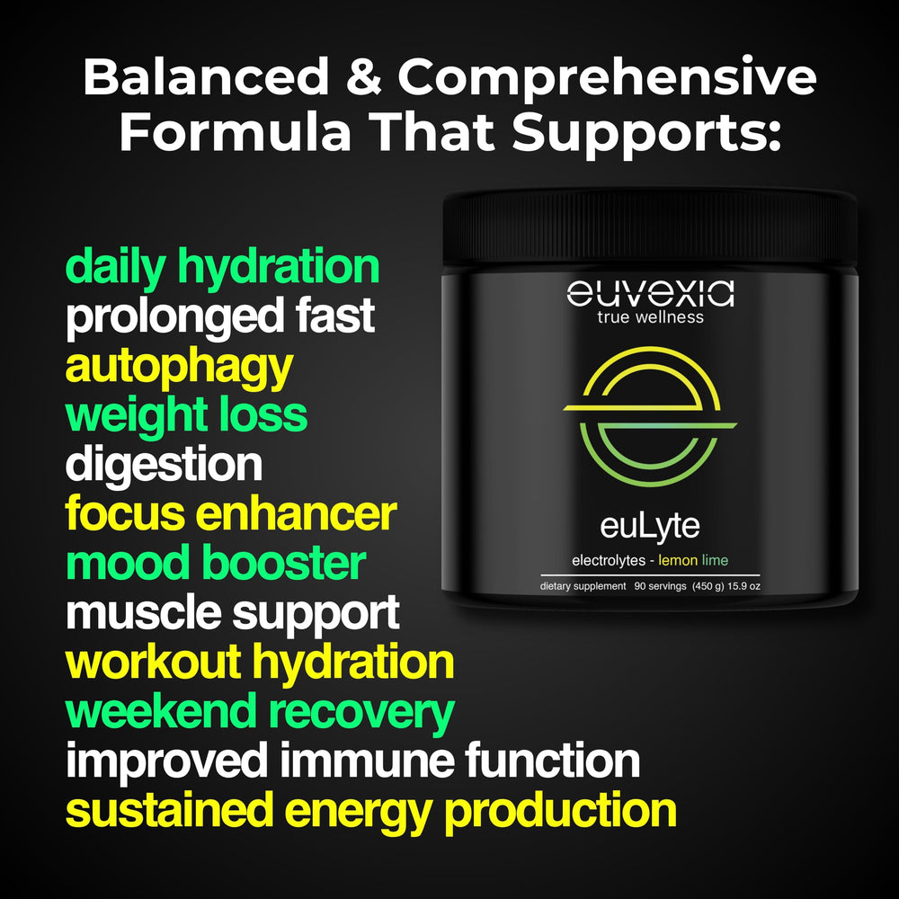 Euvexia euLyte fasting-friendly formula in convenient sachets