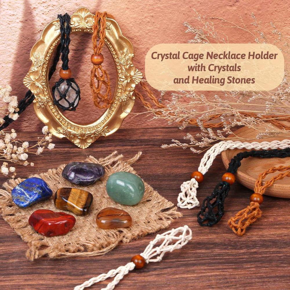 Evatage black crystal cage necklace 25-35mm bold centerpiece for focus