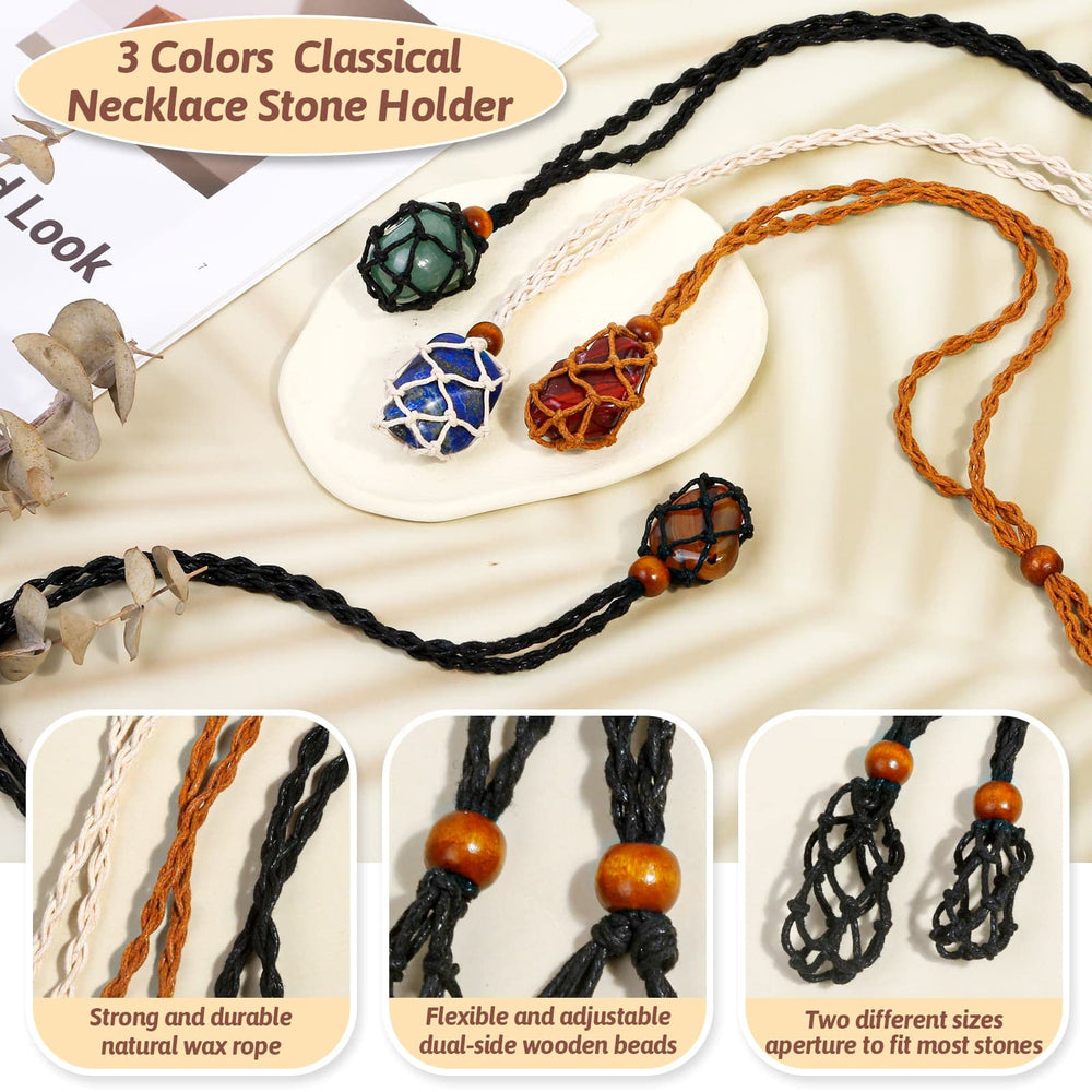Evatage brown crystal cage necklace 20-25mm earthy tones and easy matching
