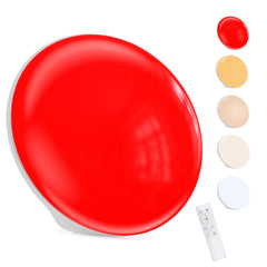 EVATEALE 670nm red light sleep therapy on a nightstand for a calm bedtime routine