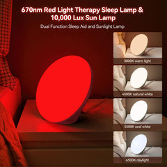 EVATEALE dual control with touch and remote for easy lighting adjustments