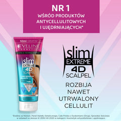 Eveline Slim Extreme 4D Scalpel liposomal caffeine for firmer-looking skin.
