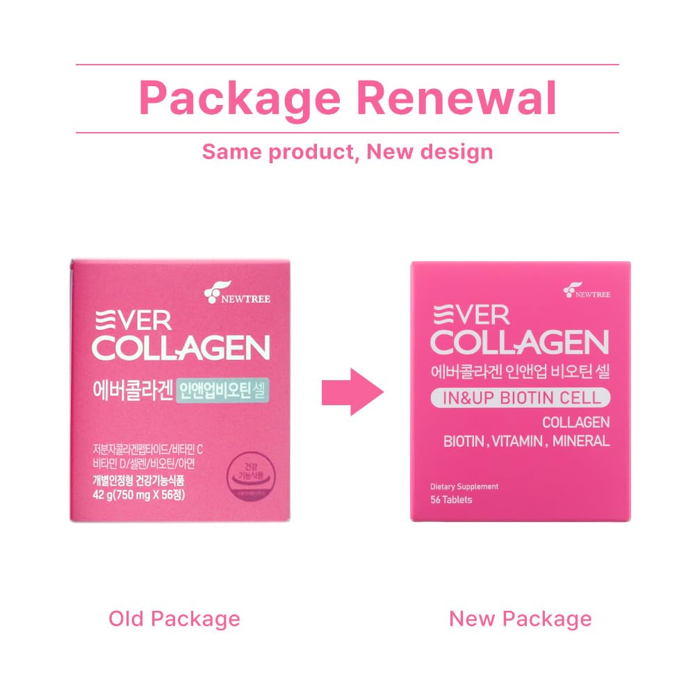 Ever Collagen Time bottle label close-up with key ingredients