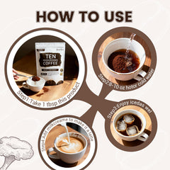 EverEra mushroom coffee on a desk signaling steady energy for productive mornings.