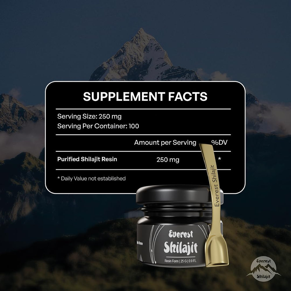 Everest Shilajit resin being poured for easy dissolution in warm water.