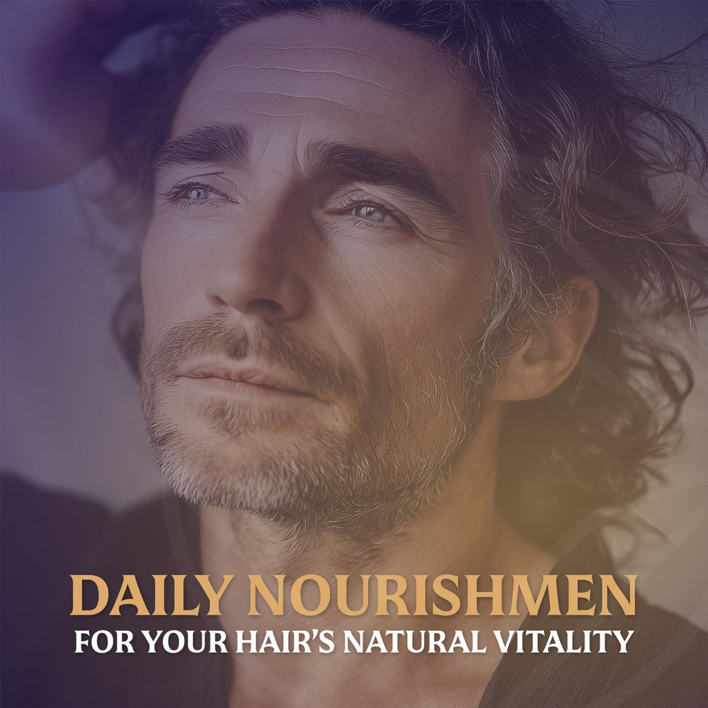 EverFaith Hair Formula Plus packaging on dresser for lifestyle use.