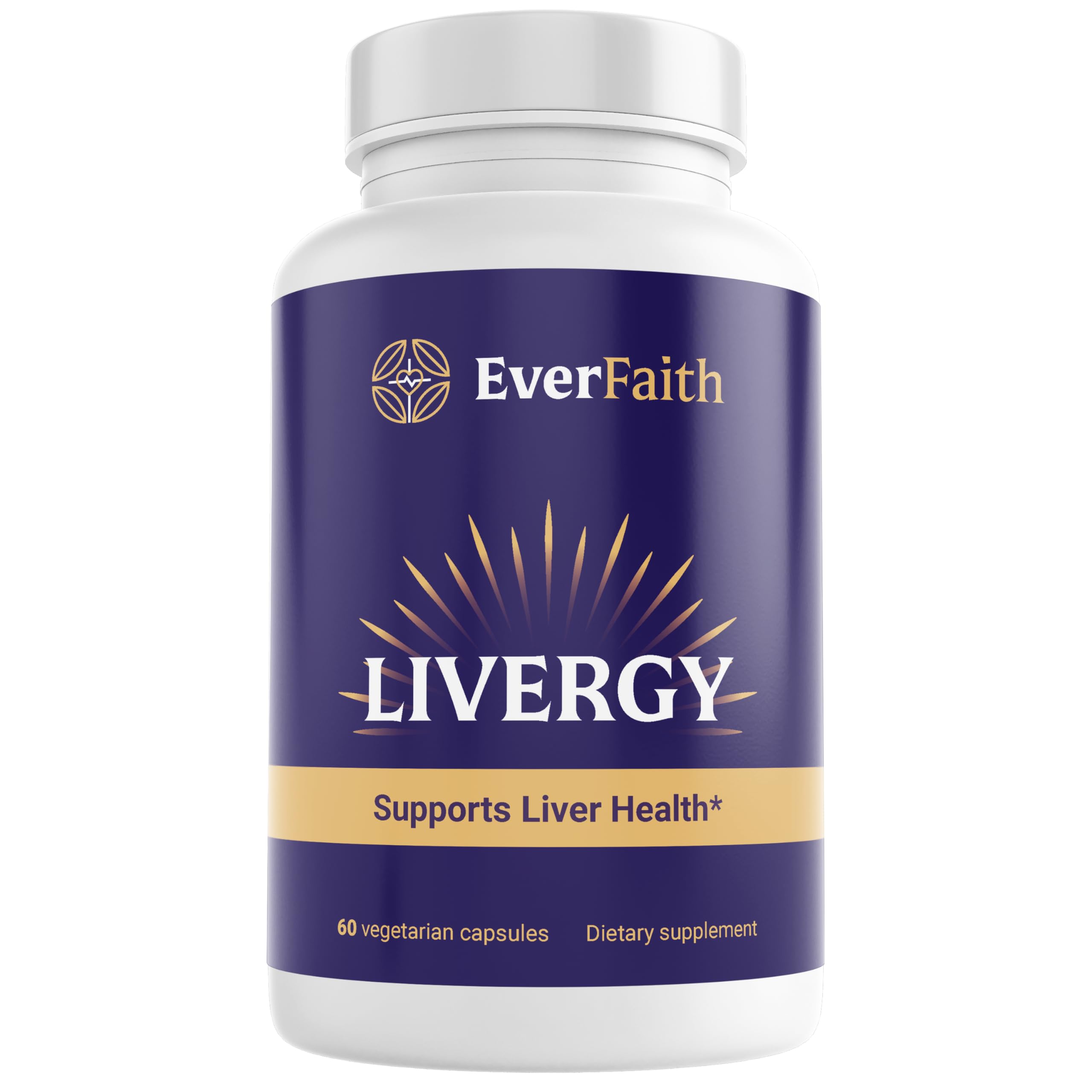 Everfaith Livergy bottle front label signaling liver support benefits