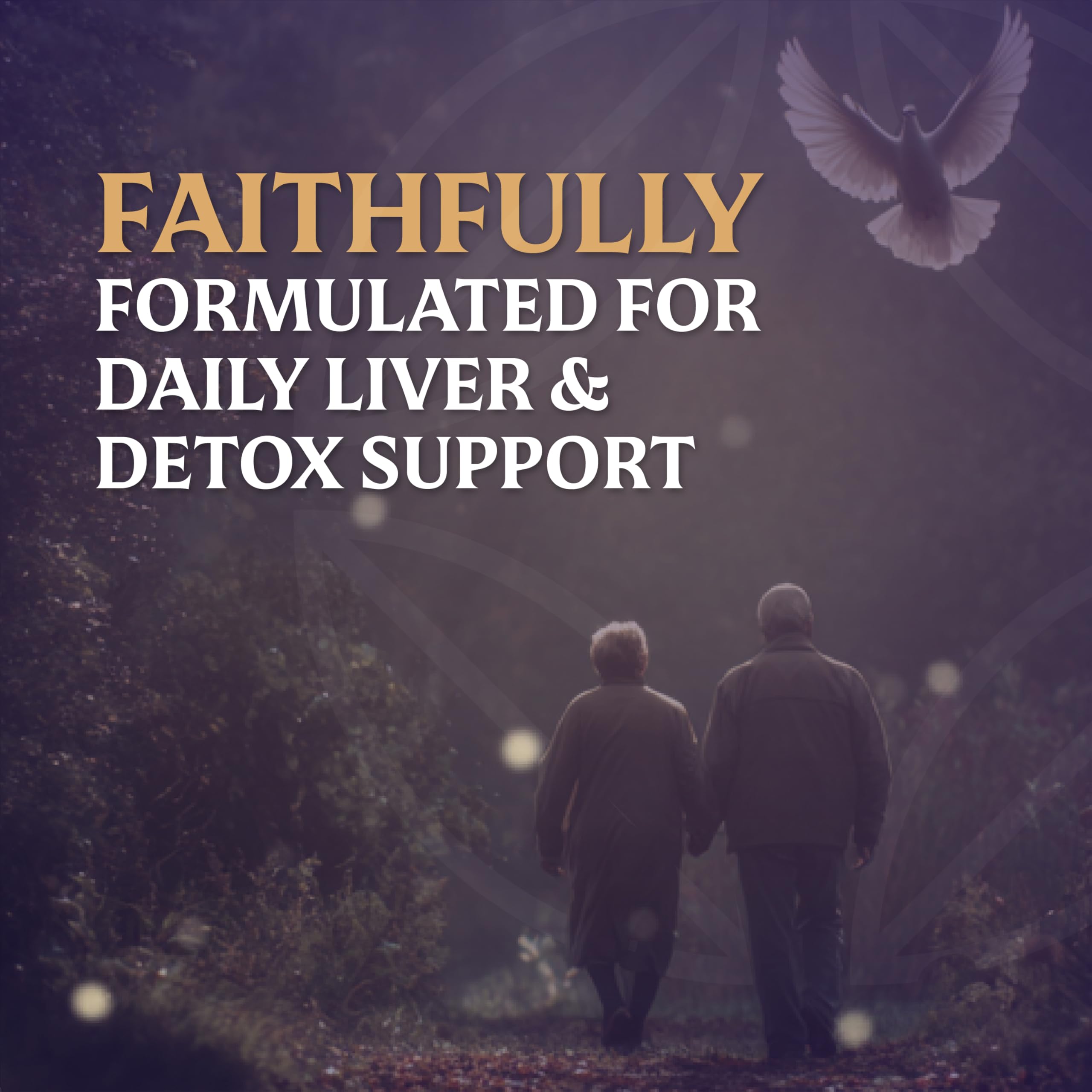 Everfaith Livergy packaging highlights gluten-free and non-GMO