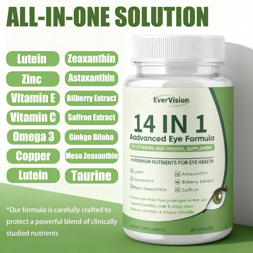 EverVision non-GMO clean formula label closeup.