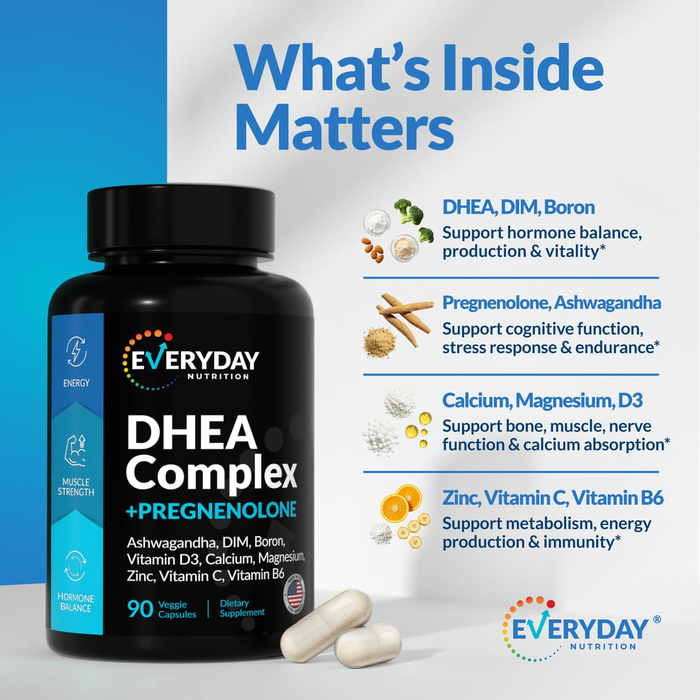 EVERYDAY NUTRITION Boron complex capsules for mineral support and bone health.