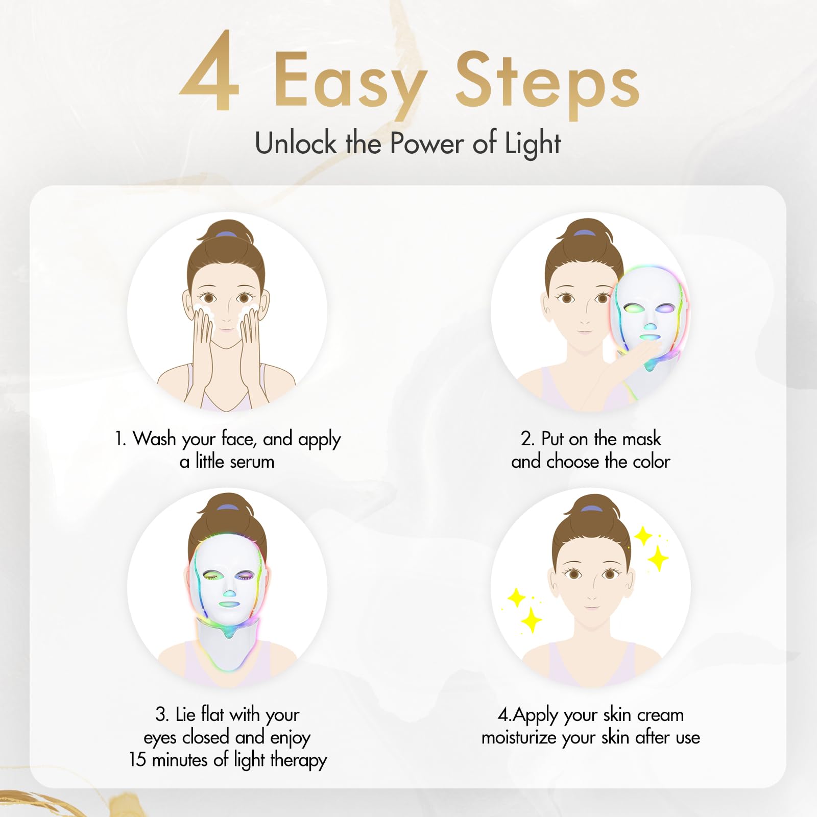 EVFOFO red light mask gift-ready packaging for thoughtful occasions