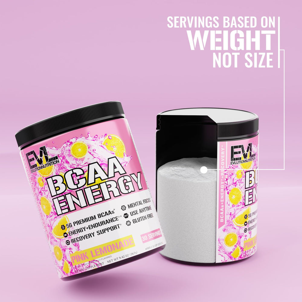 EVL BCAAs ingredients list with beta-alanine and natural caffeine