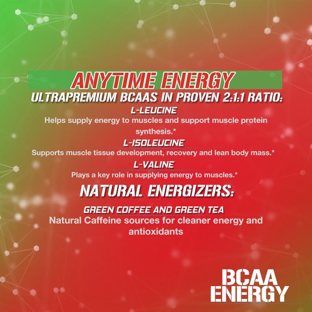 Pour-ready EVL BCAAs preworkout serve for an active session.