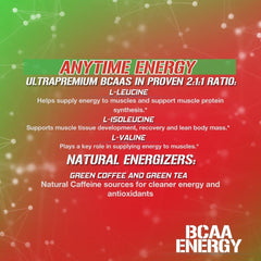 Pour-ready EVL BCAAs preworkout serve for an active session.