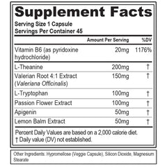 EVL RelaxMode capsules closeup highlighting vegan ingredients for clean supplementation