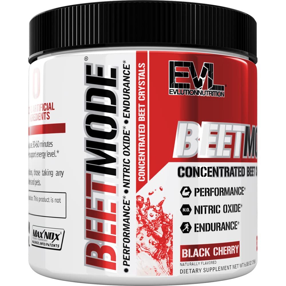 Evlution BeetMode label closeup communicates cGMP-grade quality