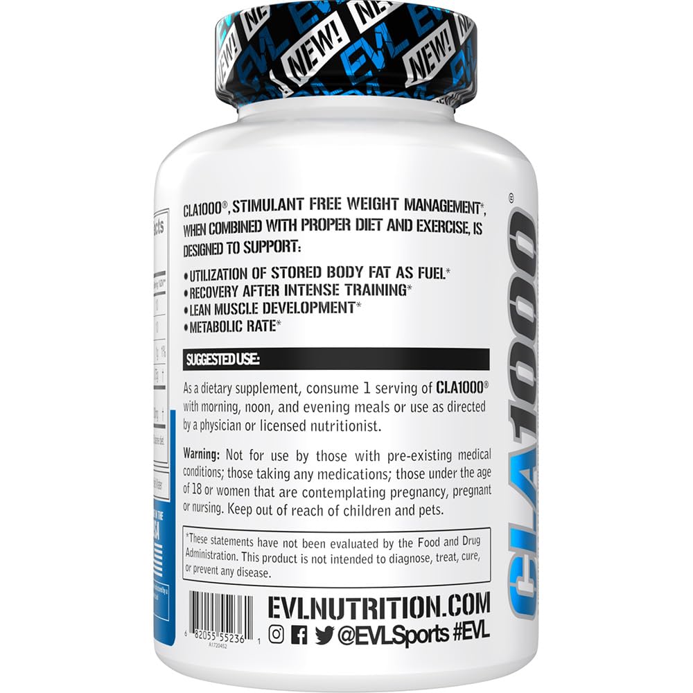 EVLution CLA pills dispensing scene highlighting convenient daily use