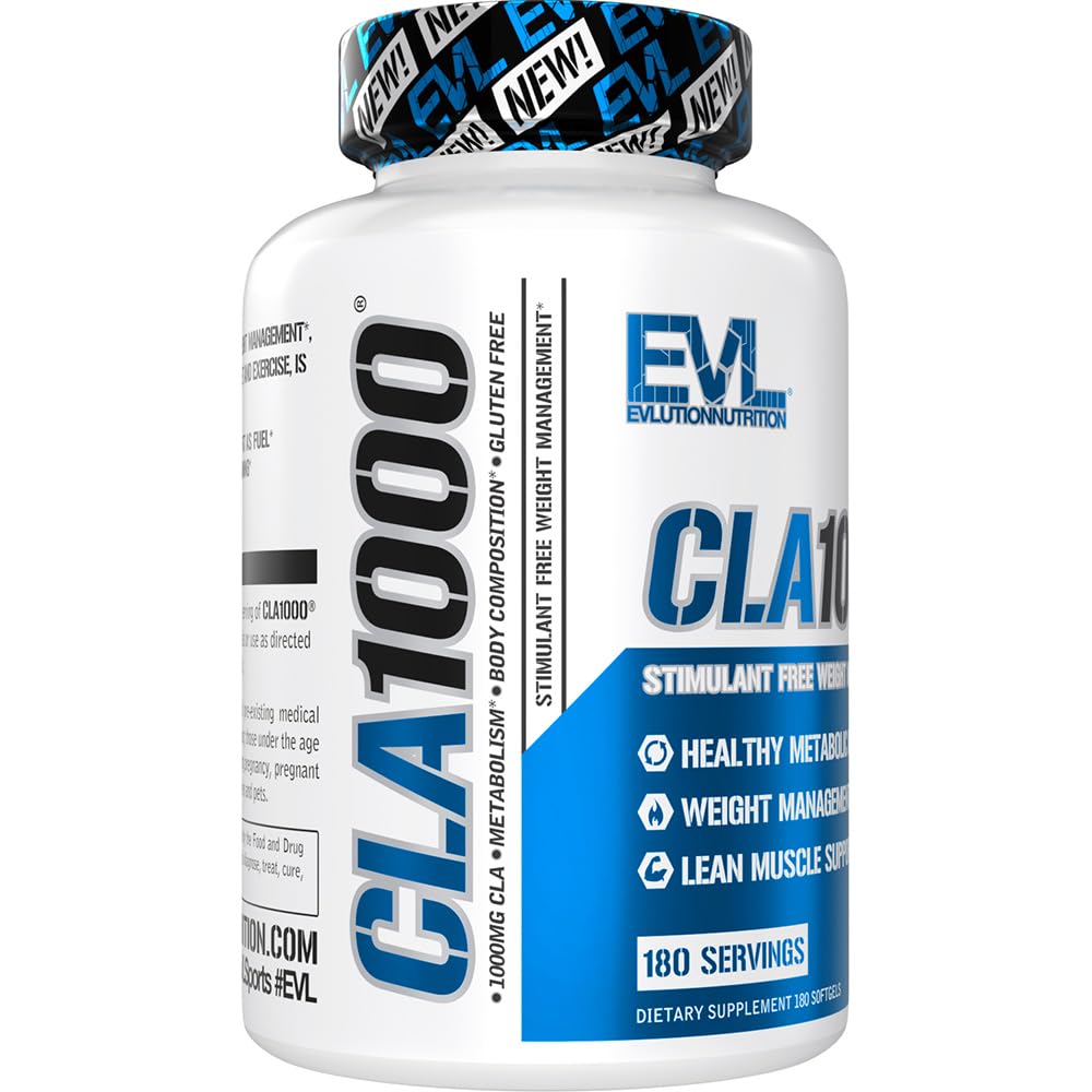EVLution CLA pills packaging on shelf signaling quality and trust