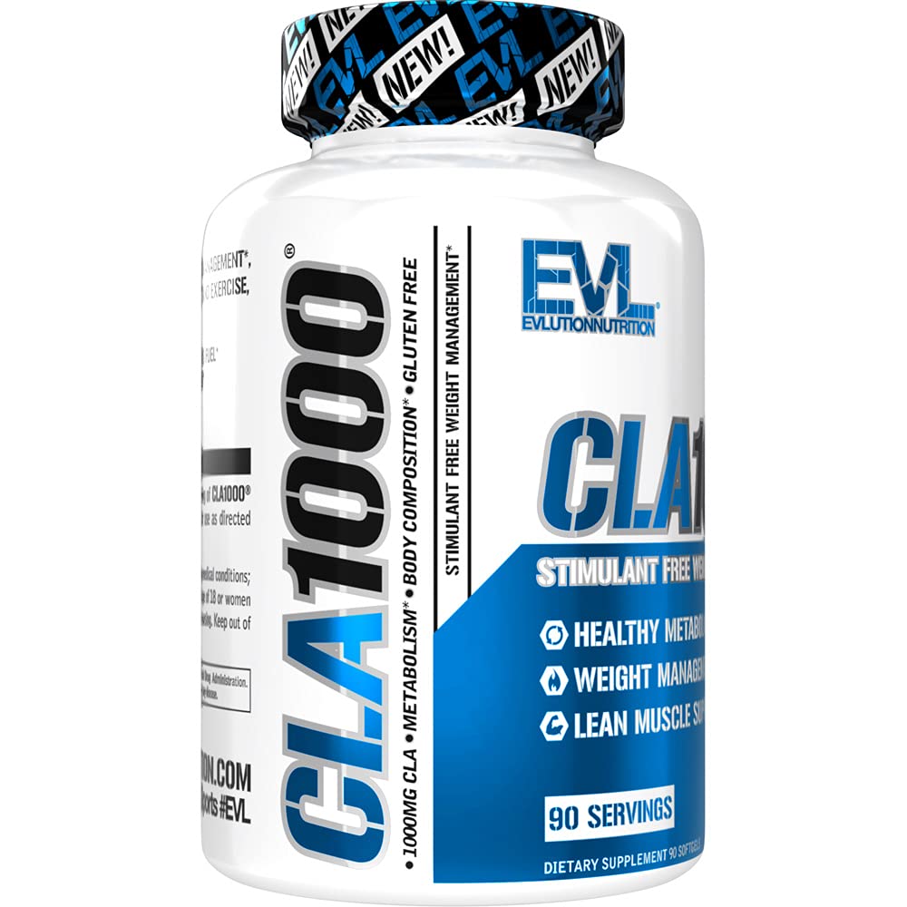 EVLUTION CLA pills with measuring spoon for routine intake