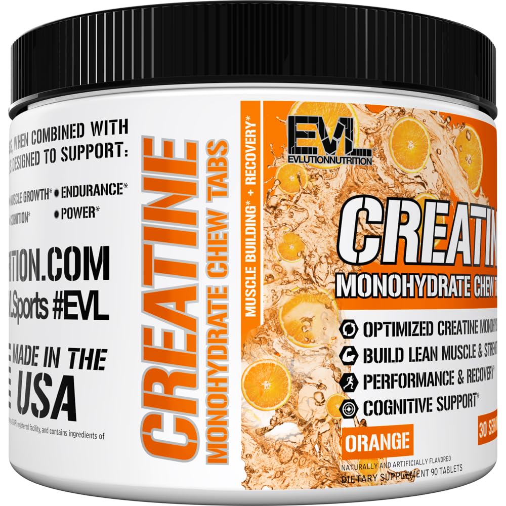 Evlution label close-up reveals 3000mg per serving detail.