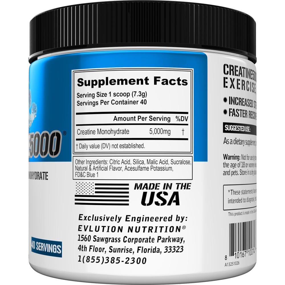 Creatine5000 scoop demonstrates easy measurement for faster post-workout recovery