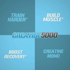 EVL Creatine5000 scoop-in-use shows simple daily intake after training