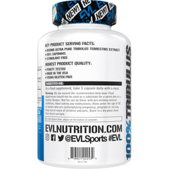 EVLution Tribulus capsules ready for daily stamina during workouts
