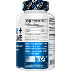 EVLution capsules close-up on vegan, gluten-free formula for workouts