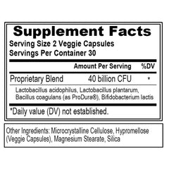 EVL Probiotic veggie capsules offering vegetarian, gluten-free convenience