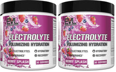 Evlution Ultimate Electrolytes Berry Splash tub for daily hydration with eight electrolytes
