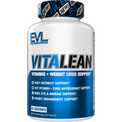 Evlution VitaLean bottle image showing daily vitamin and weight management support