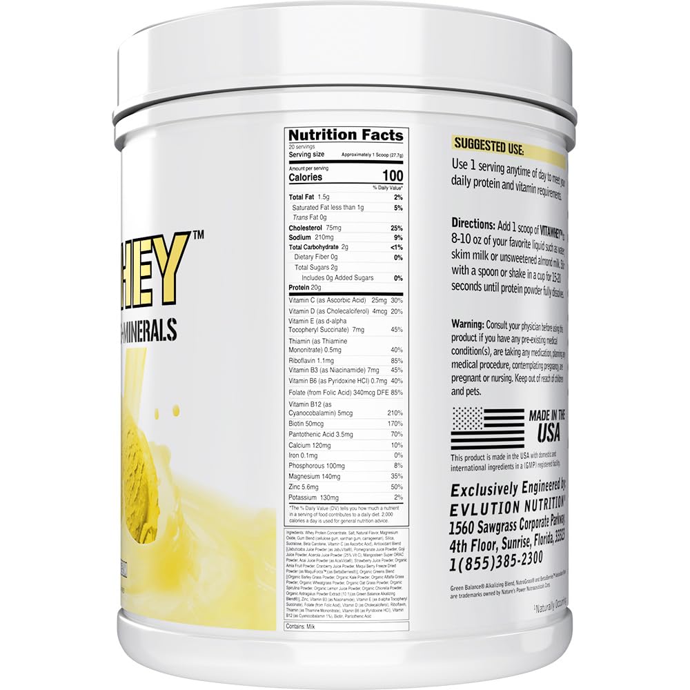 EVL VitaWhey mixing in a shaker shows smooth vanilla shake.